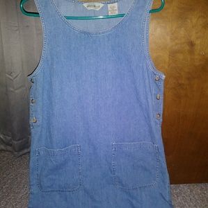 Vintage med denim Eddie Bauer dress